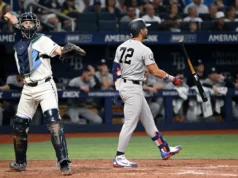 Os Yankees fazem uma história infeliz ao eliminar 17 rebatidas em jogos consecutivos contra o Rays
