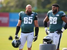 A dupla de tackle ofensivo dos Eagles continua sendo a pedra angular do avanço do Super Bowl