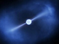 Astrônomos descobriram sinais de rádio de um raro ‘pulsar de olho azul’ após décadas de silêncio