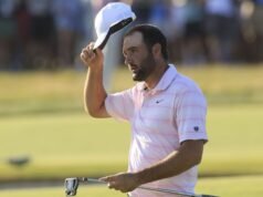 O golfista Scotty Scheffler perderá o cut pela primeira vez em quatro anos