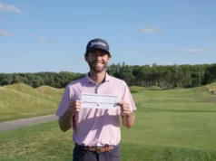 Scott Stevens atira 59 no PGA Tour America com a namorada como caddie
