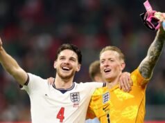 A estrela do Arsenal, Declan Rice, foi separada de seus companheiros da Inglaterra devido a doença