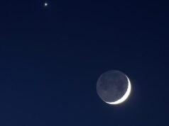 Não perca a conjunção de Vênus e da Lua que será visível a olho nu