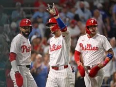 Trea Turner acaba com problemas defensivos, torcedor de Phillies leva Phillies a superar Dodgers com 2 HRs, 5 RBI