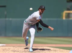 Marlins puxou Yuri Perez após 7 entradas perfeitas, perdendo quase 8 corridas de vantagem para o Atletismo