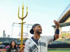 Julio Rodriguez, ativo após concussão IL, consegue sacrifício na vitória dos Mariners por 4-3 sobre os Giants