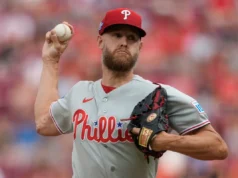 Homers de Schwarber, Wheeler lança 14 eliminações na vitória de Phillies por 4 a 1 sobre os Reds
