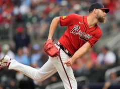 Chris Sale domina com 7 entradas de shutout na vitória do Braves sobre o Rangers por 15-1