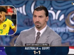 Zlatan Ibrahimovic manda mensagem para Lucas Herrington, da Austrália, após falta de pênalti