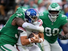 Os Eagles enfrentam uma grande decisão em relação ao futuro de Jalen Carter na Filadélfia. O número 2 é o mais interessante