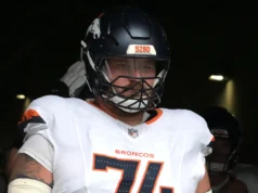 Escalação do Broncos: OL Ben Powers (nº 74) está entrando no último ano de seu contrato