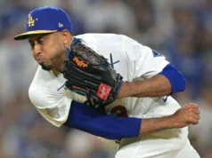 Edwin Diaz chamou a atenção com uma surpreendente estreia na reabilitação após a cirurgia
