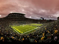 Estádio Autzen de Oregon no topo dos estádios de futebol universitário