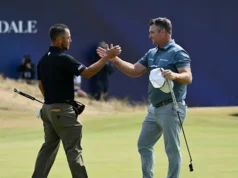 Seis. Sete. … oito?! Ryan Fox é o último jogador a marcar um histórico de 62 no Open de 2026