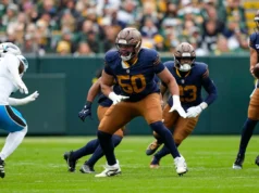 Jack Tom teve um ano de carreira pelos Packers em 2025, apesar de problemas com lesões