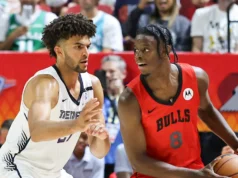 Caleb Wilson, do Chicago, marca 35 anos na estreia da Summer League em Las Vegas contra o Grizzlies