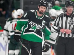 O capitão do Stars, Jamie Benn, está retornando para uma 18ª temporada com seu único time da NHL