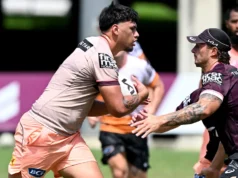 O australiano Ben Te Kura, de 1,80 metro e 268 libras, abandona o rugby para seguir carreira na NFL