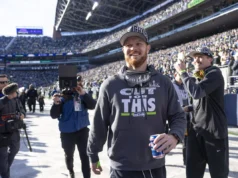 Enquete: Quantos touchdowns Sam Darnold lançará em 2026?