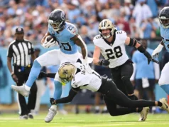 Alontae Taylor dos Titãs se junta a Dan Moore na lista dos mais bem pagos