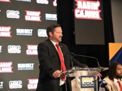 Aqui está um trecho da aparição do UL Football no SBC Media Day de 2026