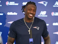 Fotos de AJ Brown em um uniforme do Patriots geraram reações mistas
