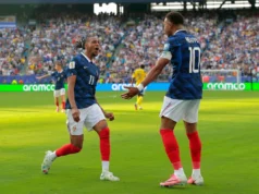 Dupla devastadora de Kylian Mbappe e Michael Olis leva a França a mais uma final de Copa do Mundo