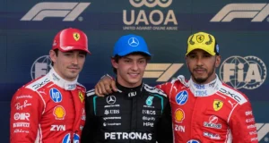 Kimi Antonelli brilhante ao se classificar para largar na pole para o Grande Prêmio da Inglaterra
