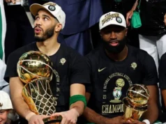 Jayson Tatum se despede de Jaylen Brown como dupla do Celtic depois de quase uma década