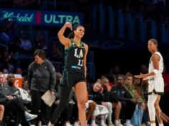 Imagem TST: Sparks venceu Sky, 102-87 na Crypto Arena