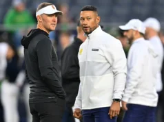 Lincoln Riley discute a rivalidade USC-Notre Dame no Big Ten Media Days