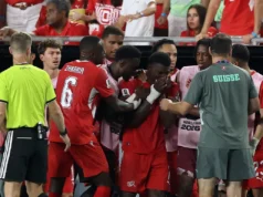 O técnico da Suíça, Brill Embolo, critica a decisão do cartão vermelho: ‘A decisão arruinou nosso jogo’