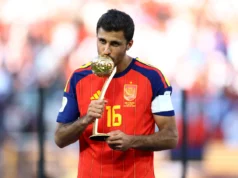 Rodri ganhou a Bola de Ouro durante o reinado da Espanha na Copa do Mundo de 2026