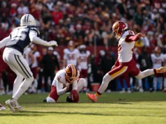 Jake Moody, dos Commanders, vence a jogada de 4 pontos da UFL em nome da NFL