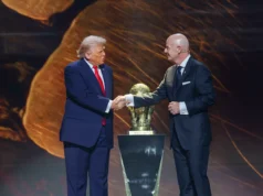 Copa do Mundo de 2026: O presidente Donald Trump supostamente liga para a FIFA Gianni Infantino para revisar a suspensão do cartão vermelho de Folarin Balogun