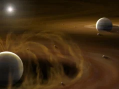 Por que Júpiter tem várias luas gigantes, mas Saturno tem apenas Titã