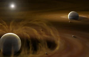 Por que Júpiter tem várias luas gigantes, mas Saturno tem apenas Titã