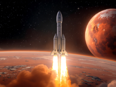 A sonda Psyche da NASA, a caminho de um asteroide rico em metais, usou Marte como estilingue gravitacional em maio de 2026, deslizando apenas 4.500 quilómetros acima do planeta para ganhar a velocidade necessária – Marte como um trampolim em vez de um destino.