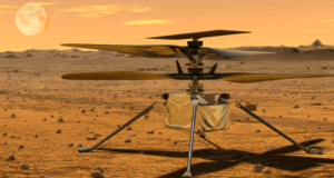 O helicóptero da NASA para Marte foi construído para provar que era possível voar através de uma atmosfera com um por cento da espessura da Terra e esperava-se que realizasse cinco voos em trinta dias, mas voou 72 vezes ao longo de três anos antes de uma aterragem forçada partir as pás do rotor, e agora permanece onde aterrou, ainda registando o tempo.