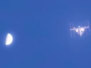 A ISS encontra Vênus em uma incrível foto à luz do dia do dia de 28 de julho de 2026
