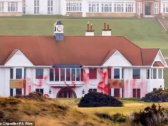 Sete pessoas acusadas de vandalismo no campo de golfe Turnbury de Donald Trump, na Escócia, com ligações ‘terroristas’