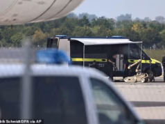 Bomba drone no aeroporto alemão era russa, dizem especialistas dos EUA
