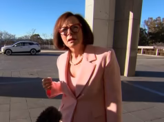 O deputado nacional questionou por que a bandeira chinesa estava hasteada no Parlamento em Canberra – apenas para ser informado de que estava no país errado