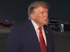 Trump explicou a mudança de avião após a ameaça do Irã contra o Força Aérea Um