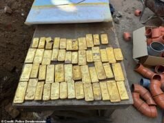 Construtores encontram um tesouro escondido no valor de £ 7,5 milhões em ouro enquanto renovam a adega
