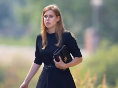 A princesa Beatrice comparece ao colorido funeral do ex-milionário Paddy McNally de sua mãe em Wiltshire – mas onde está Fergie?