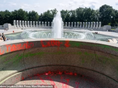 Mulher ‘nojenta’ enfrenta enorme pena de prisão após vandalizar memorial da Segunda Guerra Mundial, irrita Trump