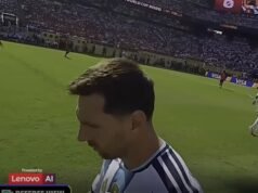 REVELADO: Árbitro da final da Copa do Mundo implora a Lionel Messi para ‘controlar’ o astro argentino Leandro Paredes antes da cena embaraçosa em tempo integral – Novas imagens mostram o momento em que ele recebe a medalha de Donald Trump