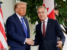 Trump saúda acordo de última hora com o Canadá para evitar tarifas enquanto dá nova vida aos planos para um enorme oleoduto