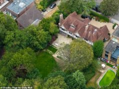Que oásis! A casa de Liam Gallagher no norte de Londres permanece verde com grama, apesar da seca recorde – mas os vizinhos não têm tanta sorte